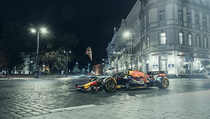 &bdquo;Oracle Red Bull Racing&ldquo; Formulės 1 bolidas Vilniuje