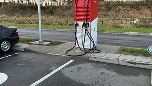 Elektromobilių įkrovimo stotelė Vilniuje, Circle K degalinėje