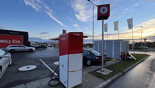 Elektromobilių įkrovimo stotelė Vilniuje, Circle K degalinėje