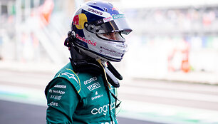 F1 Meksikos GP, S,Vettelio &scaron;almas.