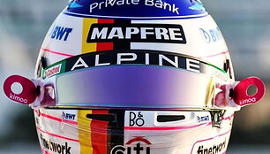 &bdquo;Haas&ldquo; ir &bdquo;Alpine&ldquo; &scaron;almai Sebastianui Vetteliui pagerbti