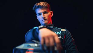 &bdquo;Williams Racing&ldquo; Formulės 1 pilotas  Loganas Sargeantas 