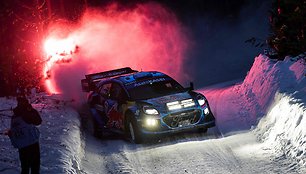 Ottas Tanakas ir Martinas Martin Jarveoja Švedijos WRC