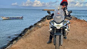 &bdquo;Baltic to Arctic 2&ldquo;: K.Mieliauskas motociklu i&scaron;važiavo į &scaron;iauriausią Europos ta&scaron;ką Nordkapą