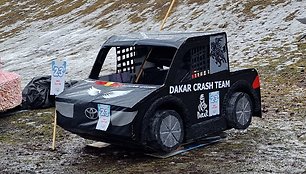 „Red Bull Jump & Freeze“ akį traukė komanda „Dakar Crash Team“