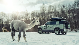 Audrius ir Alma Sutkai kelionę aplink pasaulį tęsia su „Land Rover Defender“