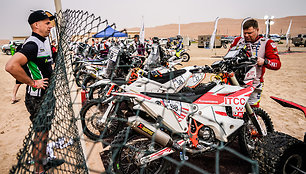 Motociklininkas Modestas Siliūnas Abu Dhabi Dessert Challenge