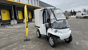 &bdquo;Lietuvos pa&scaron;tas&ldquo; bando elektromobilius &bdquo;Ligier&ldquo; ir &bdquo;Paxster&ldquo; 