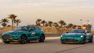 Naujas Formulės 1 medikų „Aston Martin DBX707“