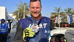 Modestas Siliūnas ir Gediminas Šatkus finišavo Abu Dhabi Desert Challenge