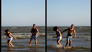 „Bikini porelė“: Justina ir Paulius Camber beach (UK)