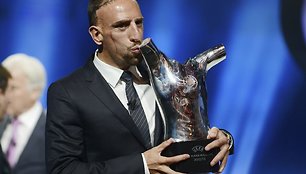 Geriausias Europoje žaidžiantis futbolininkas Franckas Ribery