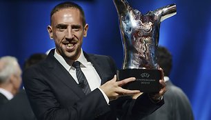 Geriausias Europoje žaidžiantis futbolininkas Franckas Ribery