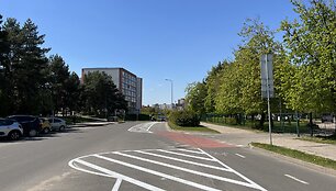Rekonstruota I.&Scaron;imulionio gatvė Vilniuje