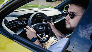 Audi RS5 ir S3 bandymai Nemuno žiede