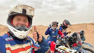 Penktoji &bdquo;Taklimakan rally&ldquo; diena, Arūnas Gelažninkas