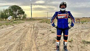 Septintoji &bdquo;Taklimakan rally&ldquo; diena, Arūnas Gelažninkas