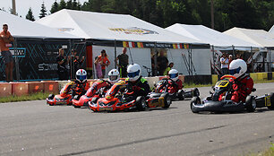 RB Lietuvos kartingų čempionatas Auk&scaron;tadvaryje