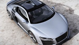 Audi R8 TDI Le Mans buvo visiškai rimtai svarstomas projektas. Pirminiuose planuose buvo kalbama apie serijinę gamybą. (Gamintojo nuotrauka)