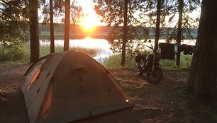 Aldonos Juozaitytės kelionė motociklu po Auk&scaron;taitiją