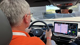 Elektromobilis Volkswagen ID.7 Miuncheno IAA parodoje