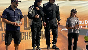 Emilija Gelažninkienė iškovojo podiumą „Abu Dhabi Baja Challenge“ 