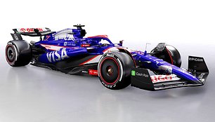 „Red Bull“ dukterinės F1 komandos „Visa Cash App“ bolidas