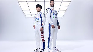Danielis Ricciardo ir Yuki Tsunoda 