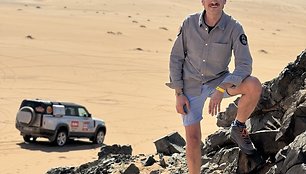K.Raišys ir „Land Rover Defender“ Saudo Arabijoje, Dakaro ralyje