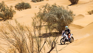 Motociklininko Mykolo Paulavičiaus pasiruošimas Dakaro raliui