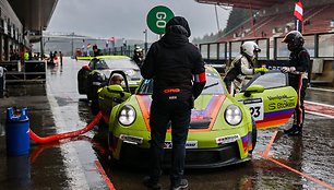 „Porsche Baltics“ komanda Spa Francorchamps 12 h lenktynėse