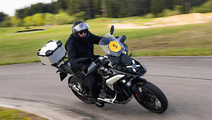 Konkurso „Metų motociklas 2024 m.“ bandymai