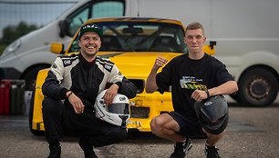 Paulius Petrauskas ir Ernestas Jakubėlis pristatė drifto eksperimentą