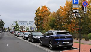 Mokama savivaldybių rinkliavos parkavimosi zona, carOne nuotr.