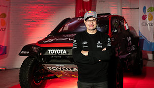 Rokas Baciuška pristatė Dakaro automobiį Toyota Hilux T1+ Ultimate Evo