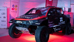 Rokas Baciuška pristatė Dakaro automobiį Toyota Hilux T1+ Ultimate Evo