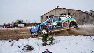 Fini&scaron;avo žiemos ralis &bdquo;Biorina Winter Rally Roki&scaron;kis 2025&ldquo;