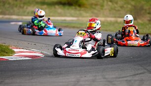 Auk&scaron;tadvario kartodrome prasidėjo 2025 metų Lietuvos kartingo čempionatas
