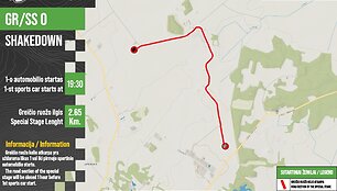 Rally Žemaitija 2025: greičio ruožų žemėlapiai