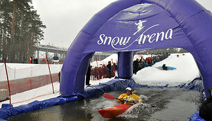 Varžybose &bdquo;Snow Kayak 2014&ldquo; bus nauja kliūtis