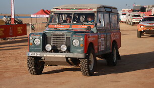Dakar Classic starto arka, Karolis Rai&scaron;ys ir Christophe Marques