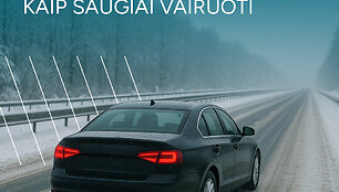 Kaip paruo&scaron;ti automobilį esant permainingoms žiemos sąlygoms