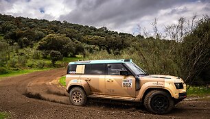 Rokas Baciu&scaron;ka fini&scaron;avo &bdquo;bp Ultimate Rally-Raid Portugal&ldquo; 