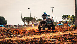 CFMoto Thunder RT fini&scaron;avo Portugalijos ralyje