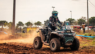 CFMoto Thunder RT fini&scaron;avo Portugalijos ralyje