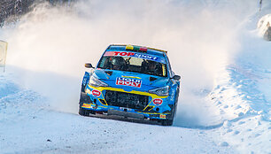 &bdquo;Biorina Winter Rally Roki&scaron;kis 2026&ldquo; automobiliai