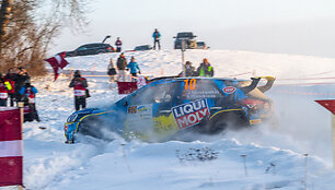 &bdquo;Biorina Winter Rally Roki&scaron;kis 2026&ldquo; automobiliai