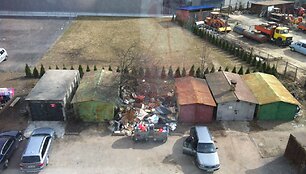 &Scaron;iuk&scaron;lynas Vilniuje, Kareivių gatvės kieme