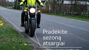 Kad kelionė motociklu būtų saugi