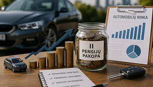 II pensijų pakopa ir automobilis